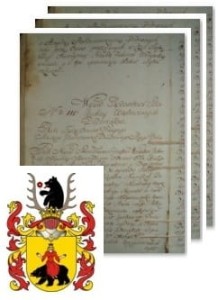 Kostro herbu Rawicz 