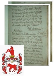 Zieliński herbu Ciołek 