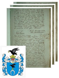 Przykładowe zdjęcie wywodu rodowitości szlacheckiej z 1802 roku, stron 3.jpg