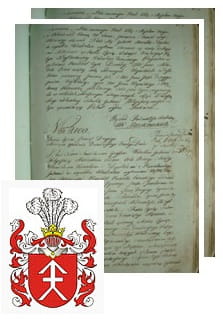 Przykładowe zdjęcie wywodu rodowitości szlacheckiej z 1802 roku, stron 2.jpg