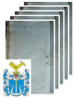 Przykładowe zdjęcie wywodu rodowitości szlacheckiej z 1806 roku, stron 5.jpg