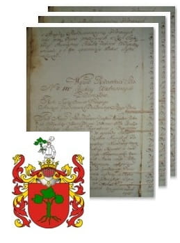 Przykładowe zdjęcie wywodu rodowitości szlacheckiej z 1802 roku, stron 3.jpg