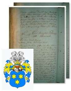 Przykładowe zdjęcie wywodu rodowitości szlacheckiej z 1802 roku, stron 2.jpg