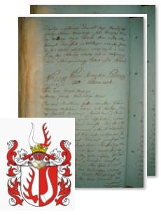 Przykładowe zdjęcie wywodu rodowitości szlacheckiej z 1802 roku, stron 2.jpg