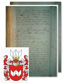 Przykładowe zdjęcie wywodu rodowitości szlacheckiej z 1802 roku, stron 2.jpg