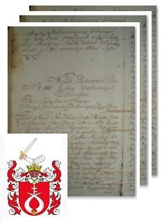 Przykładowe zdjęcie wywodu rodowitości szlacheckiej z 1802 roku, stron 3.jpg