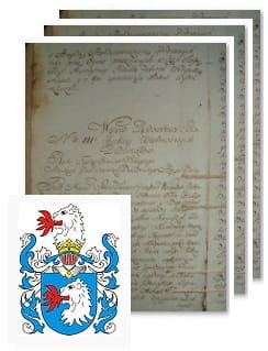 Przykładowe zdjęcie wywodu rodowitości szlacheckiej z 1801 roku, stron 3.jpg