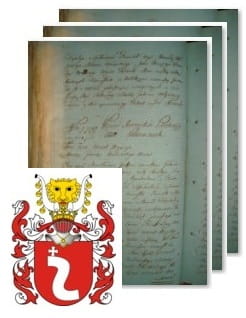 Przykładowe zdjęcie wywodu rodowitości szlacheckiej z 1802 roku, stron 3.jpg