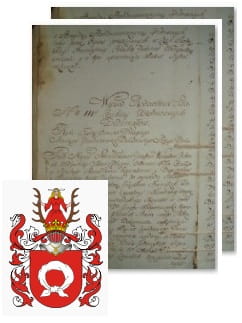 Przykładowe zdjęcie wywodu rodowitości szlacheckiej z 1802 roku, stron 2.jpg