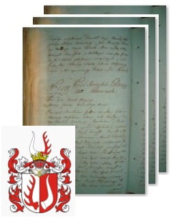 Przykładowe zdjęcie wywodu rodowitości szlacheckiej z 1802 roku, stron 3.jpg