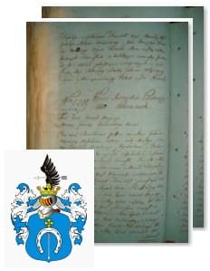 Przykładowe zdjęcie wywodu rodowitości szlacheckiej z 1802 roku, stron 2.jpg