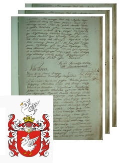 Przykładowe zdjęcie wywodu rodowitości szlacheckiej z 1801 roku, stron 3.jpg