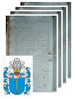 Przykładowe zdjęcie wywodu rodowitości szlacheckiej z 1811 roku, stron 4.jpg