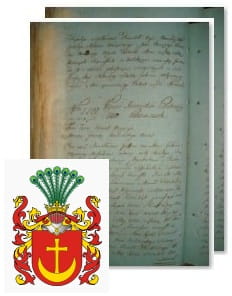 Przykładowe zdjęcie wywodu rodowitości szlacheckiej z 1802 roku, stron 2.jpg