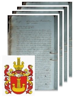 Przykładowe zdjęcie wywodu rodowitości szlacheckiej z 1816 roku, stron 4.jpg