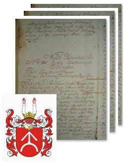 Przykładowe zdjęcie wywodu rodowitości szlacheckiej z 1802 roku, stron 3.jpg