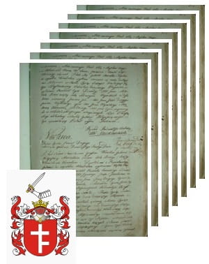 Przykładowe zdjęcie wywodu rodowitości szlacheckiej z 1802 roku, stron 7.jpg