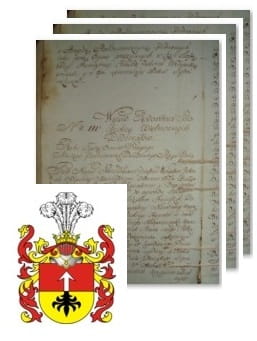 Przykładowe zdjęcie wywodu rodowitości szlacheckiej z 1801 roku, stron 3.jpg