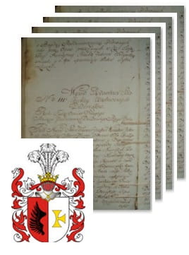 Przykładowe zdjęcie wywodu rodowitości szlacheckiej z 1802 roku, stron 4.jpg