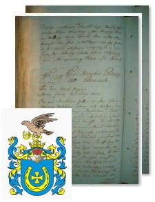 Przykładowe zdjęcie wywodu rodowitości szlacheckiej z 1802 roku, stron 2.jpg