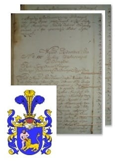 Przykładowe zdjęcie wywodu rodowitości szlacheckiej z 1802 roku, stron 2.jpg