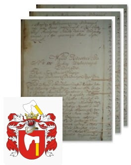 Przykładowe zdjęcie wywodu rodowitości szlacheckiej z 1802 roku, stron 3.jpg