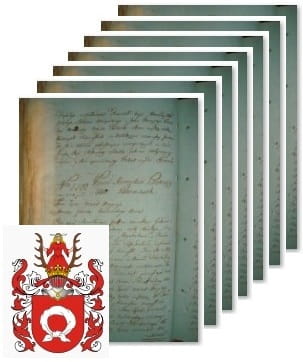 Przykładowe zdjęcie wywodu rodowitości szlacheckiej z 1802 roku, stron 7.jpg