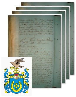 Przykładowe zdjęcie wywodu rodowitości szlacheckiej z 1802 roku, stron 4.jpg