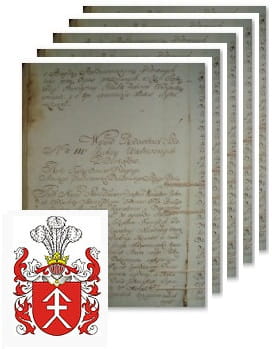 Przykładowe zdjęcie wywodu rodowitości szlacheckiej z 1802 roku, stron 5.jpg