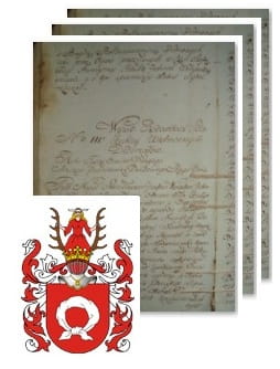 Przykładowe zdjęcie wywodu rodowitości szlacheckiej z 1801 roku, stron 3.jpg