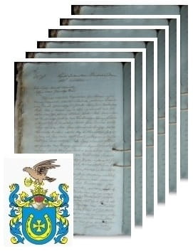 Przykładowe zdjęcie wywodu rodowitości szlacheckiej z 1816 roku, stron 6.jpg