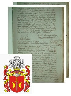 Przykładowe zdjęcie wywodu rodowitości szlacheckiej z 1802 roku, stron 2.jpg