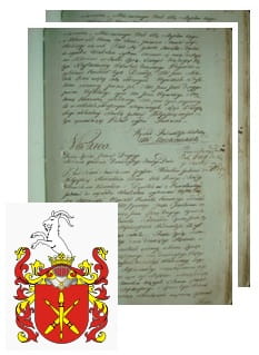 Przykładowe zdjęcie wywodu rodowitości szlacheckiej z 1802 roku, stron 2.jpg