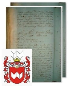 Przykładowe zdjęcie wywodu rodowitości szlacheckiej z 1802 roku, stron 2.jpg