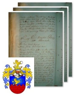 Przykładowe zdjęcie wywodu rodowitości szlacheckiej z 1802 roku, stron 3.jpg