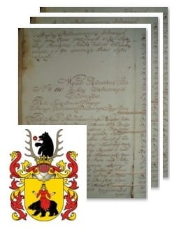Przykładowe zdjęcie wywodu rodowitości szlacheckiej z 1802 roku, stron 3.jpg