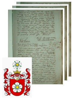 Przykładowe zdjęcie wywodu rodowitości szlacheckiej z 1802 roku, stron 3.jpg