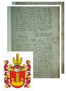 Przykładowe zdjęcie wywodu rodowitości szlacheckiej z 1802 roku, stron 2.jpg