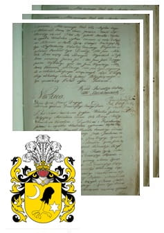 Przykładowe zdjęcie wywodu rodowitości szlacheckiej z 1802 roku, stron 3.jpg