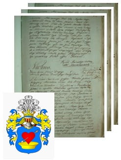 Przykładowe zdjęcie wywodu rodowitości szlacheckiej z 1802 roku, stron 3.jpg
