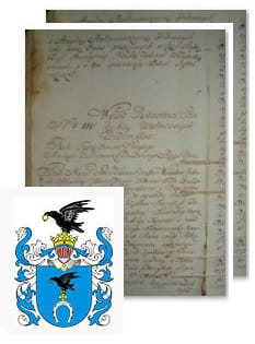 Przykładowe zdjęcie wywodu rodowitości szlacheckiej z 1802 roku, stron 2.jpg