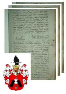 Przykładowe zdjęcie wywodu rodowitości szlacheckiej z 1802 roku, stron 3.jpg