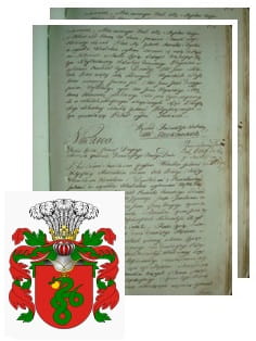 Przykładowe zdjęcie wywodu rodowitości szlacheckiej z 1802 roku, stron 2.jpg