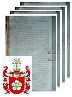 Przykładowe zdjęcie wywodu rodowitości szlacheckiej z 1811 roku, stron 4.jpg