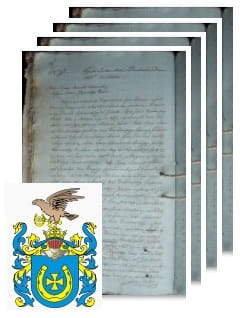 Przykładowe zdjęcie wywodu rodowitości szlacheckiej z 1826 roku, stron 4 jpg.jpg