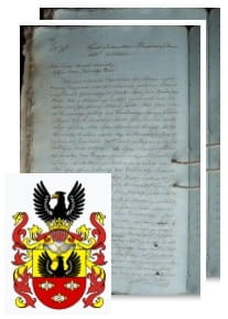 Przykładowe zdjęcie wywodu rodowitości szlacheckiej z 1832 roku, stron 2.jpg