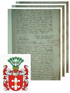 Przykładowe zdjęcie wywodu rodowitości szlacheckiej z 1801 roku, stron 3.jpg