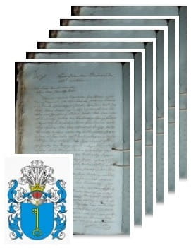 Przykładowe zdjęcie wywodu rodowitości szlacheckiej z 1804 roku, stron 6.jpg