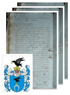 Przykładowe zdjęcie wywodu rodowitości szlacheckiej z 1816 roku, stron 3.jpg