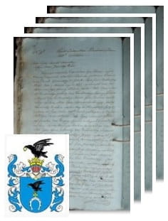 Przykładowe zdjęcie wywodu rodowitości szlacheckiej z 1816 roku, stron 4.jpg